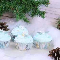 Cupcake molds Winter Wonderland, 30 pieces