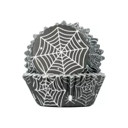 Spider web cupcake cases, 30 pieces