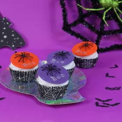 Cupcake Förmchen Spinnennetz, 30 Stück