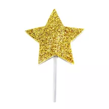 Cupcakes topper star, 12 pieces