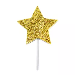 Topper per cupcake stella, 12 pezzi