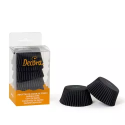 Pirottino per cupcake Nero, 75 pezzi