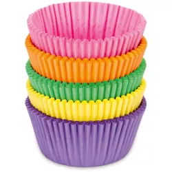 Moules à cupcakes colorés extra forts, 100 pièces