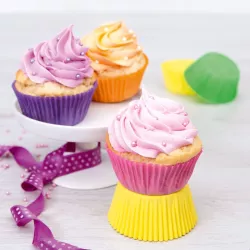 Cupcake cases colored extra strong, 100 pieces