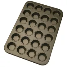 Baking tin for 24 mini cupcakes