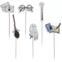 Harry Potter cupcake cases & toppers, 24 pieces each