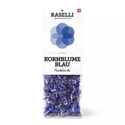 Fleurs de bleuets bleues bio - comestibles, de Suisse