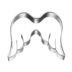 Stainless steel angel wing cookie cutter