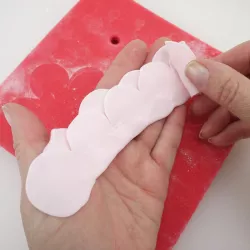 Cookie cutter for sugar roses