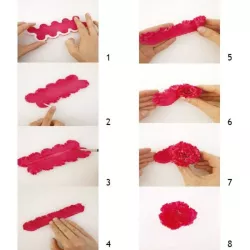 Carnation cutter for fondant