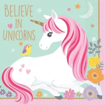 Magic Unicorn napkins, 16 pieces