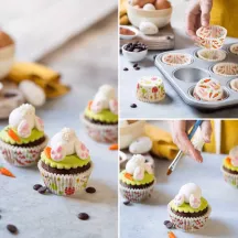 Bunny cupcake cases, 36 pieces
