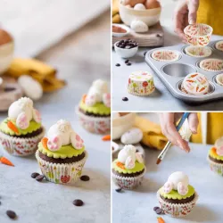 Pirottino per cupcake Coniglietti, 36 pezzi