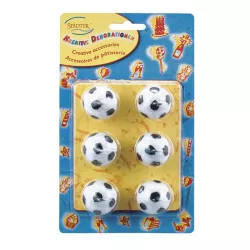 Set de bougies de football, 6 pièces