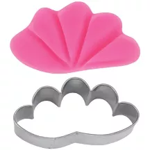 Frangipani embossing set with silicone embosser and cutter - 1140 3 mm