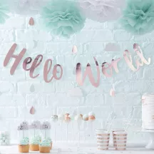 Ghirlanda Hello World, 1.5 m