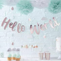 Hello World garland, 1.5 m