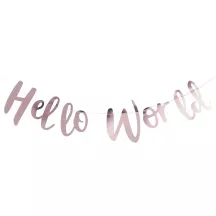 Ghirlanda Hello World, 1.5 m