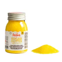100g Sucre pailleté jaune