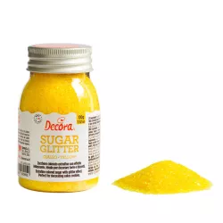 100g Yellow glitter sugar