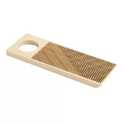 Planche en bois pour gnocchi et pâtes avec structure ondulée