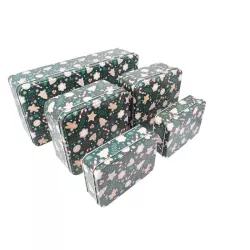 Set de boîtes de Noël, 5 pièces