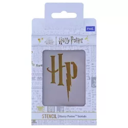 Harry Potter HP logo stencil, small