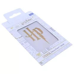 Harry Potter HP logo stencil, small