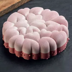 Herzenmix Silikonform Ø 18 cm