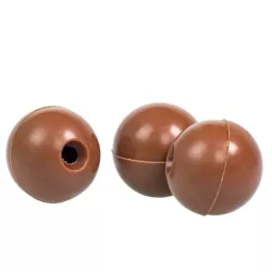 Hollow praline balls milk Ø 26 mm, 63 pieces