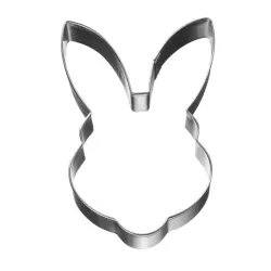 Cookie cutter rabbit head