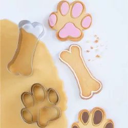 Ausstechformen Hundesnack, Knochen & Pfote (2 Stück)