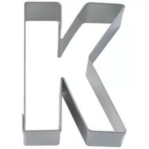 Ausstecher Buchstabe K - 6.5 x 6.3 x 2 cm