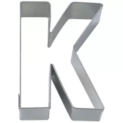 Cookie cutter letter K - 6.5 x 6.3 x 2 cm