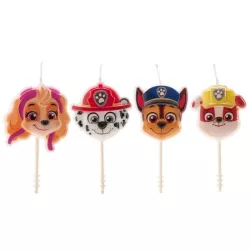 4 candles - Paw Patrol