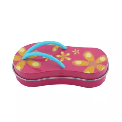 Mini flip-flop tin (78 x 38 x 16 mm)