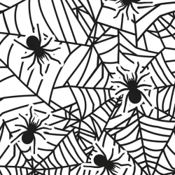20 transparent candy bags with spider and web