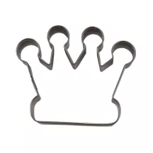 Tagliabiscotti corona in acciaio inox per biscotti da principessa