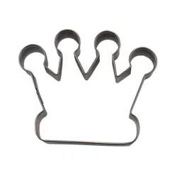 Stainless steel crown cookie cutter for princess cookies