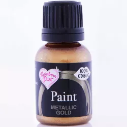 Metallic gold liquid food coloring, 24 g