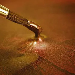 Metallic gold liquid food coloring, 24 g