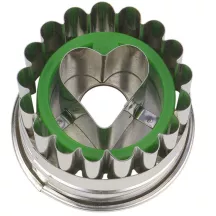 Emporte-pièce Linzer Cœur avec éjecteur 4.8 cm