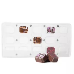 Magnetic Mould Stampo per praline rettangolare per 15 praline