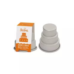 Mini-Hochzeitstortenbackform 3-stöckig, 8cm