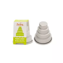 Mini moule à gâteau de mariage 4 étages, 8cm