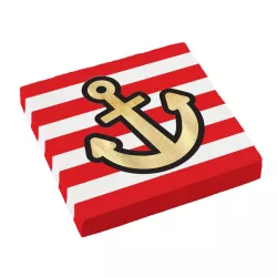 Servietten Piraten, 33 x 33 cm, 16 Stück