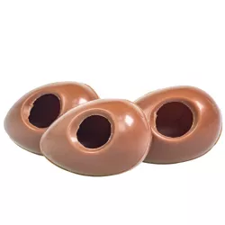 Milk chocolate Easter egg shells, 45 pieces