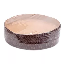 Stampo da forno in carta marrone rotondo Ø 21 cm, 10 pezzi