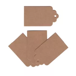 Cardboard tags, 24 pieces
