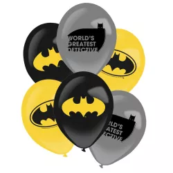 Batman balloons, 6 pieces